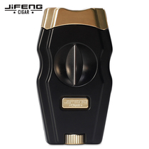 JIFENG Monsoon Tools German scissors hole opener gift portable V-shaped cigar scissors multi-functional gift box