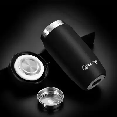 Casifei thermos car accompanying cup Men and women with filter Stainless steel office water cup Portable cup Teacup
