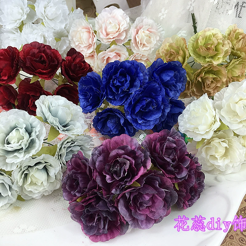 Hoa giả hoa hồng bó hoa hồng bó hoa Mori nữ bộ phận DIY handmade vòng hoa trang trí corsage trang trí vật liệu hoa - Hoa nhân tạo / Cây / Trái cây