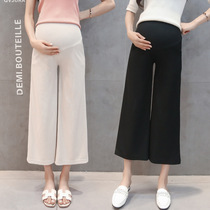 Pregnant women pants Spring and Autumn wear wide leg pants fashion tide spring summer thin leggings summer summer ankle-length pants