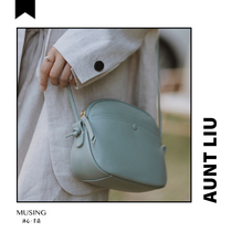 MUSING | Aunt Liu practical fashion versatile first layer cowhide crossbody shoulder underarm bag