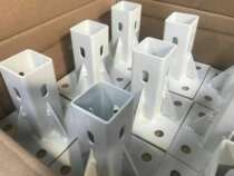 4040 Industrial Aluminum Profile Accessories Floor Connector Square Fixed Foot Four Face Fence Foot Square Foot Square Foot