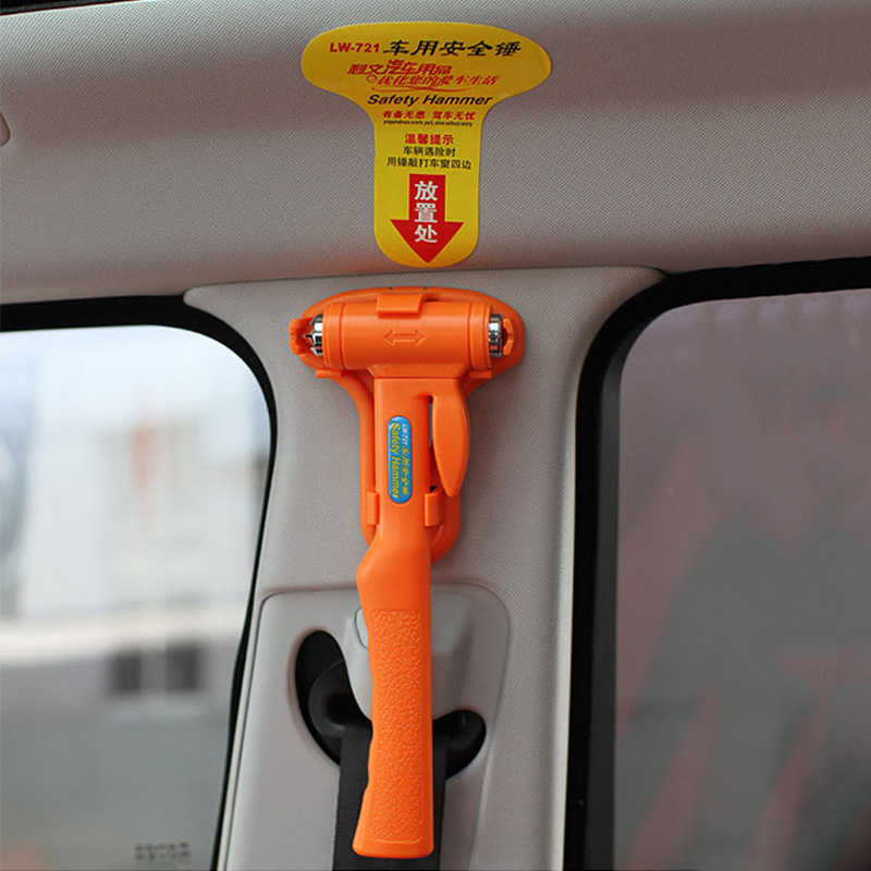 Car safety hammer glass window breaker multi-function artifact vehicle lifeguard with escape crusher broken hammer