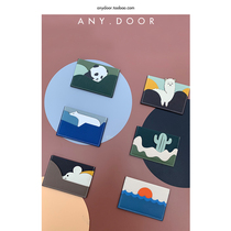 Original genuine pickup bag for women compact document holder card holder ultra-thin exquisite high-end multi-card slot bank card holder