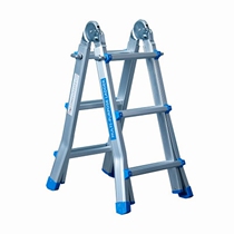 Little giant ladder Multi-functional household folding telescopic ladder Aluminum alloy thickened herringbone ladder Lifting engineering ladder floor