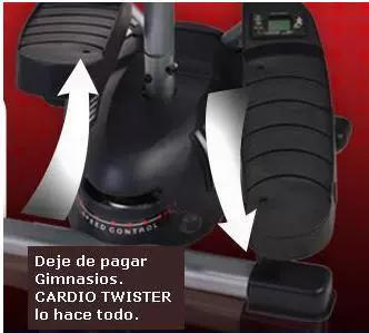 Cardio twister chính hãng với tay vịn bên trái và bên phải động tác thể dục nhịp điệu máy tập thể dục tại nhà - Stepper / thiết bị tập thể dục vừa và nhỏ