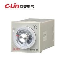 First Order Discount-Xinling Temperature Controller HH48M E5C2 K 400℃ Pointer Temperature Control Meter Round 8 Feet