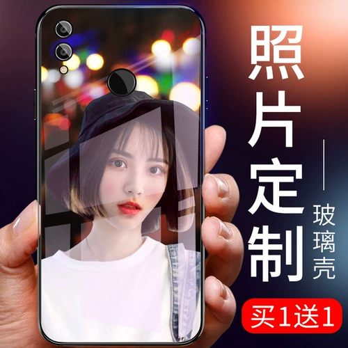 Huawei, honor, стеклянный чехол для телефона, силиконовый защитный чехол подходит для мужчин и женщин, 8x, делается под заказ, принт, женский стиль, защита при падении, 9x, DIY