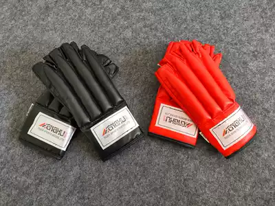 Sanda half-finger gloves men and women sandbag training thin boxing gloves fighting