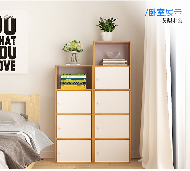 Ký túc xá tủ lưu trữ tủ Đa chức năng cố định kép sử dụng bàn người lớn phân loại phòng khách kết hợp kinh tế đôi tủ quần áo 2 cánh