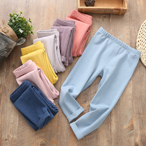 Girl Beats Bottom Pants Autumn Winter 2018 New Baby Autumn Pants Inside Wearing Boy Self Heating Plus Suede Children Warm Pants