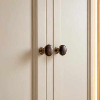 New chinese style walnut single hole zinc alloy small handle