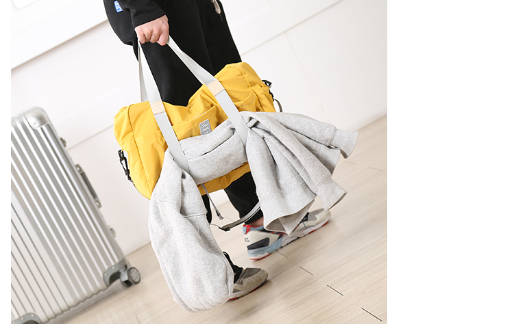2018 túi du lịch mới túi xách tay vai có thể được thiết lập xe đẩy túi duffel túi gấp di động đa chức năng mua sắm túi vali đi máy bay