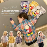 Лонгслив для мальчиков, весенняя осенняя детская рубашка, детская одежда, в западном стиле