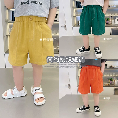 Шорты для мальчиков, летние детские тонкие штаны, детская одежда, в западном стиле