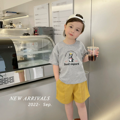 Шорты для мальчиков, летние детские тонкие штаны, детская одежда, в западном стиле