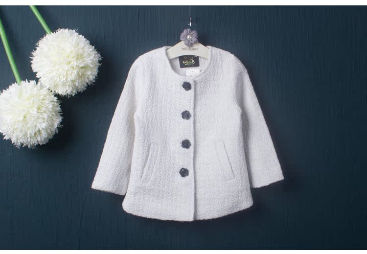 Manteau pour fille en mélange - Ref 2161505 Image 16