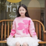 Детский милый зимний свитер для отдыха, детская одежда