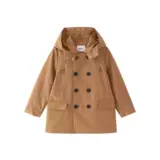 Плащ для мальчиков, длинная осенняя детская куртка для выхода на улицу