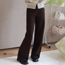 Encounter Tenderness Baidai Comfortable 100% Australian Wool High Waist Casual Pants Drawstring Drape Pants for Women