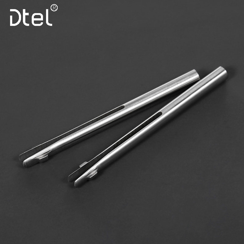 Double-edge inner hole deburring chamfered knife 5 56-10 31 via handle double-edged automatic through hole edging machine bevelling machine