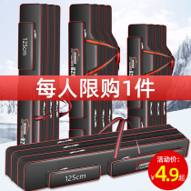 Good fishing factory shop good fishing gear bag multi-function waterproof three-layer fishing rod bag pole bag storage bag big belly fishing