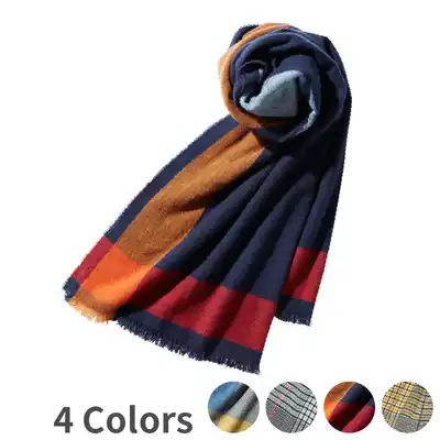 fieldnotes) (UK) Johnstons of Elgin thin cashmere plaid shawl scarf