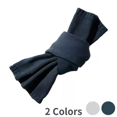 fieldnotes (UK) Johnstons of Elgin custom cashmere thick knit short scarf