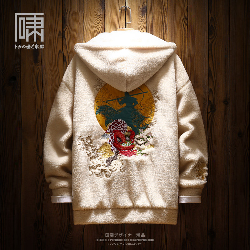 후드 집업 털후리스 캐주얼 양털 점퍼 자켓 스타일 대륙 자수 후드 집업 털후리스 캐주얼 양털 점퍼 자켓 스타일 대륙 자수