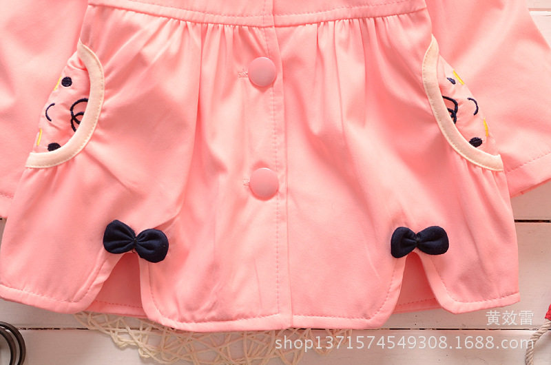 Manteau pour fille en velours côtelé - Ref 2162252 Image 12