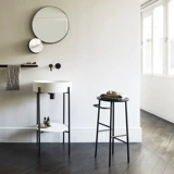 Nordic Home Ins, Высокая роскошь, простота, современный барный железный фронт -стул для отдыха, бар ресторан, скамейка, скамейка