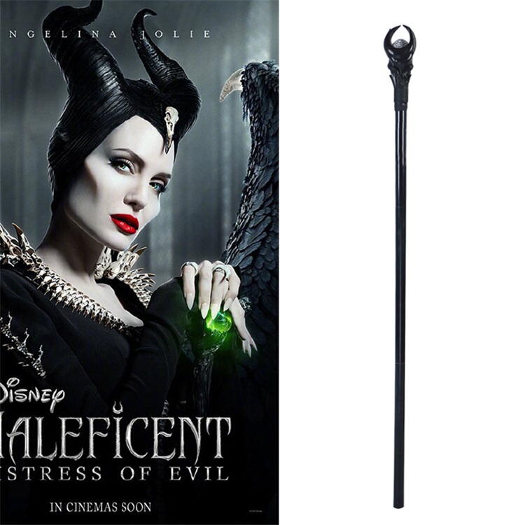 Maleficent Glowing Wand Black Witch Maleficent Queen Scepter Halloween Performance Prop Cosplay Staff Maleficent Glowing Wand Black Witch Maleficent Queen Scepter Halloween Performance Prop Cosplay Staff