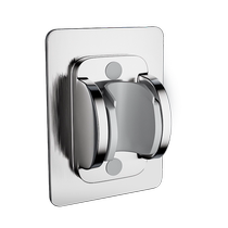 Shower bracket free of punching bathroom shower fixed artifact nozzle hanging seat adjustable rain shower head base