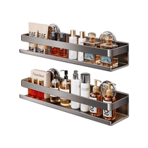 Bathroom suction cup storage rack bathroom punch-free washbasin wall-mounted wall bathroom toilet storage shelf