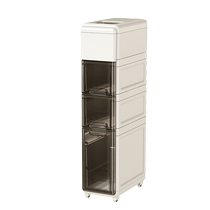 Slit rice bucket storage cabinet household drawer-type storage rack kitchen refrigerator edge narrow slit finishing cabinet storage storage cabinet
