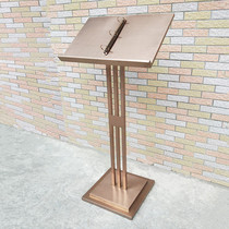 Rose Gold Contract Bar Recipe rack Rose Gold Menu Vertical Flip Rack Sales Building Contract