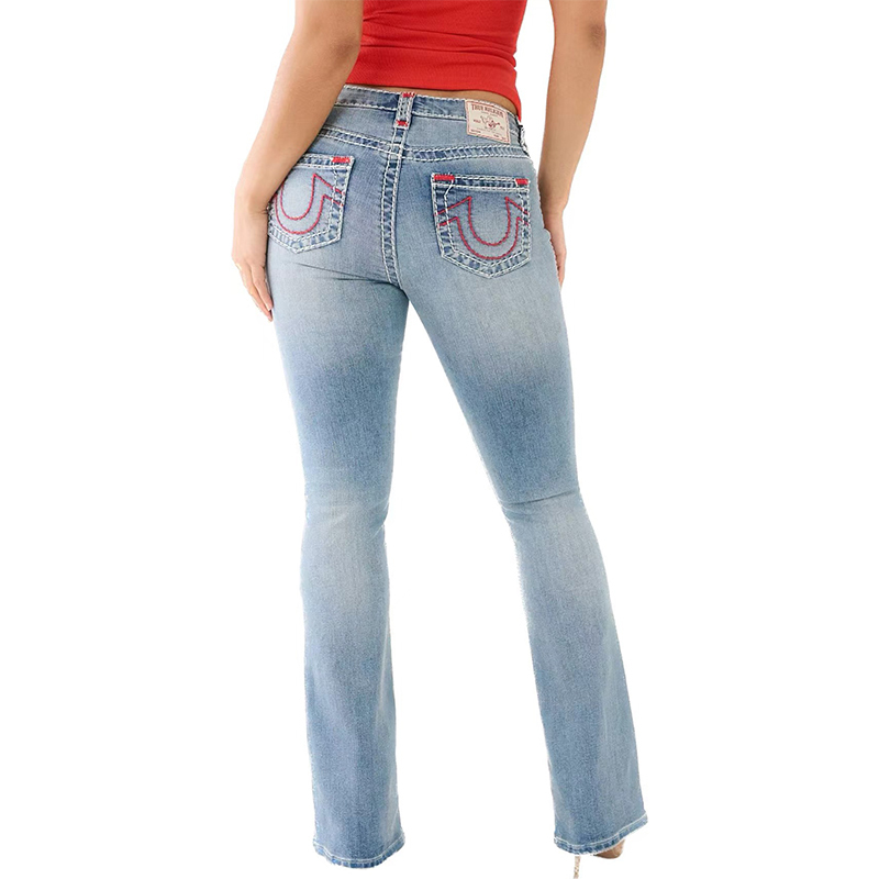 American-Style Trendy Brand Religious Jeans for Women, Slim Fit, Maitreya Buddha, Large Size, Thick Line, Low-Waist Pencil Pants American-Style Trendy Brand Religious Jeans for Women, Slim Fit, Maitreya Buddha, Large Size, Thick Line, Low-Waist Pencil Pants