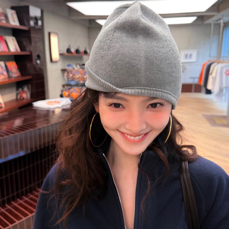 Recto｜Zhang Ruonan's Same Style Rc Logo Half-Zip Sweatshirt Half-Zip Sweatshirt Genuine Direct Sale