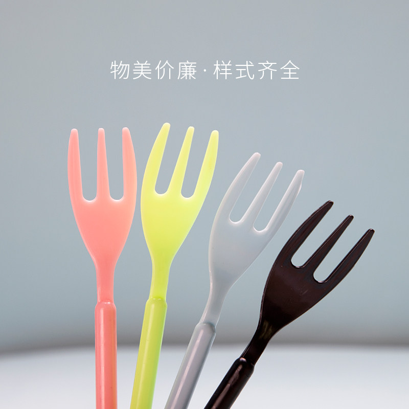 🔥全网挑战!这根透明小叉子居然能拯救厨房社恐?塑料果叉の隐藏技能大揭秘!-水果叉-淘宝好物网