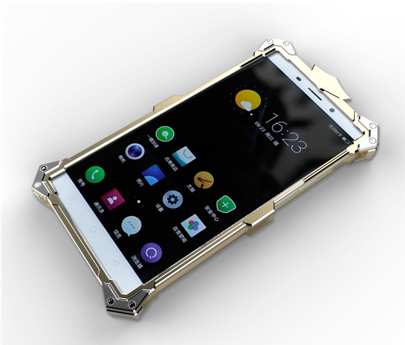 SIMON THOR Aviation Aluminum Alloy Shockproof Armor Metal Case Cover for QIKU 360 Q1 Youth