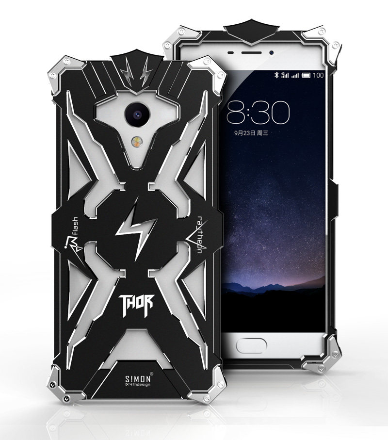 SIMON THOR Aviation Aluminum Alloy Shockproof Armor Metal Case Cover for MEIZU M3e | MEIZU M3