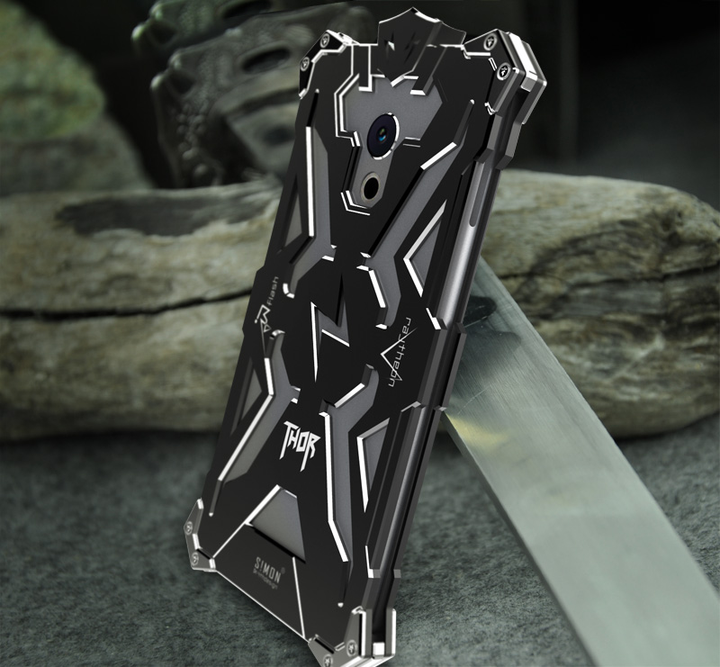 SIMON THOR Aviation Aluminum Alloy Shockproof Armor Metal Case Cover for MEIZU Pro 6 | MEIZU Pro 5