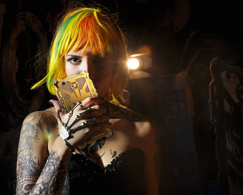 SIMON THOR Aviation Aluminum Alloy Shockproof Armor Metal Case Cover for OPPO R9s & OPPO R9s Plus