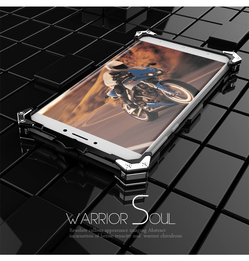 SIMON THOR Aviation Aluminum Alloy Shockproof Armor Metal Case Cover for Xiaomi Mi Max 2