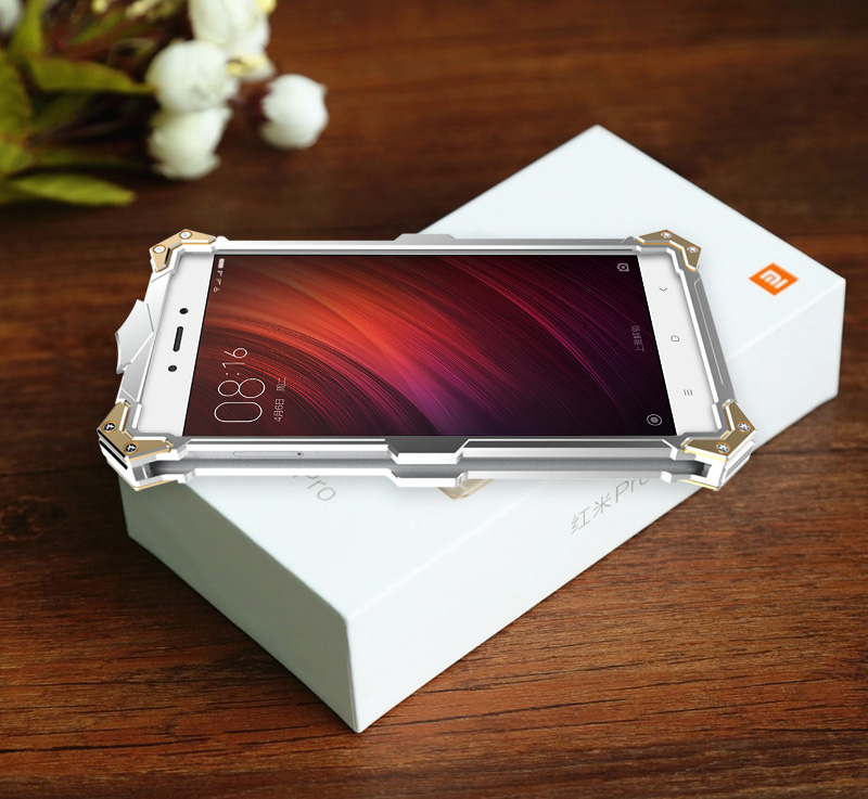 SIMON THOR Aviation Aluminum Alloy Shockproof Armor Metal Case Cover for Xiaomi Redmi Note 4|3|2|1