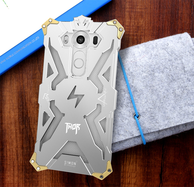 SIMON THOR Aviation Aluminum Alloy Shockproof Armor Metal Case Cover for LG V10