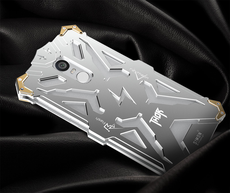 SIMON THOR Aviation Aluminum Alloy Shockproof Armor Metal Case Cover for Xiaomi Redmi Note 4|3|2|1