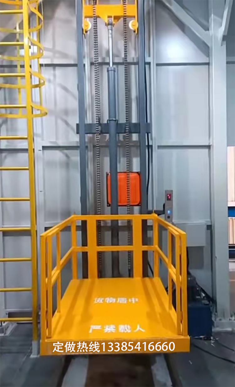Electric lift small hoist hydraulic cargo elevator home elevator basement debris ladder warehouse loading platform