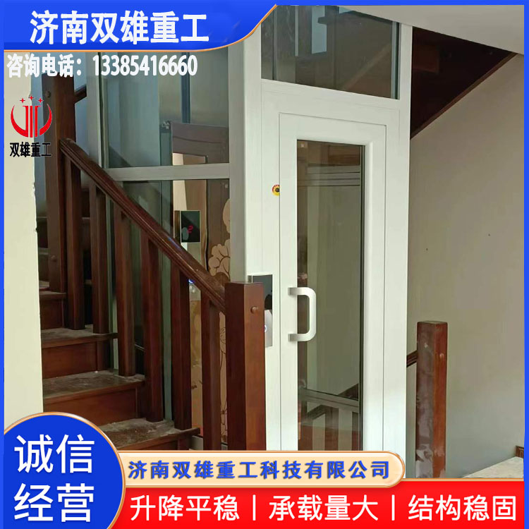 Jinan Household Elevator Hydraulic elevator Electric elevator Electric elevator 2 - story Villa sightseeing elevator