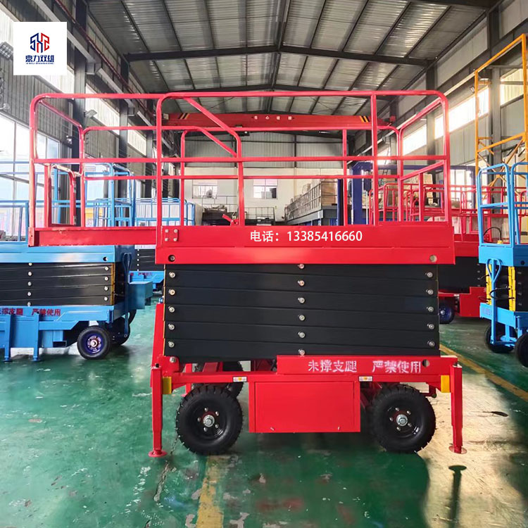 Temporary Maintenance Lift Electric Lift Lift Mobile Scissor Workplace Vehicle High altitude Installation Platform Warehouse Elevator